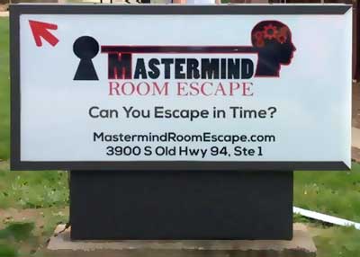 Mastermind Room Escape St. Charles front entrance